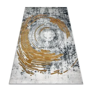 Tapijt EMERALD exclusief 1024 glamour, stijlvol abstractie blauw / gou 140x190 cm