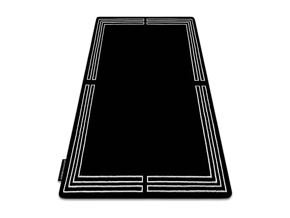 Tapijt HAMPTON Chick kader zwart 160x220 cm