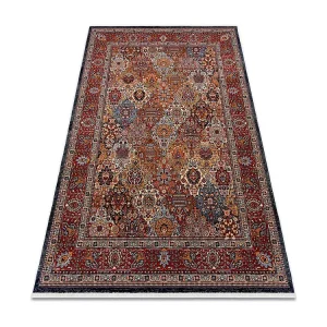 Tapijt KESHAN Ornament, frame oosters 7576/53511 terracotta 160x230 cm