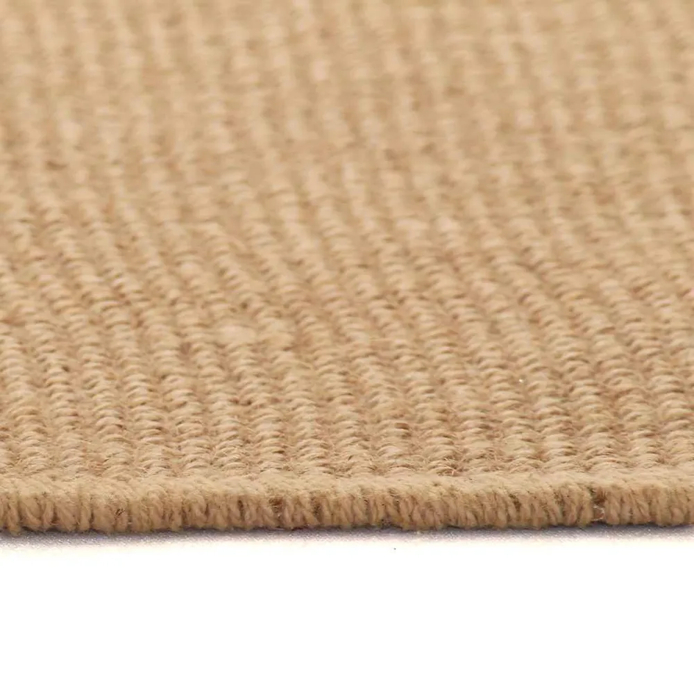 Tapijt met elastiek onderkant 70x130 cm jute natuurlijk