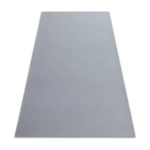 Tapijt met rubberen bekleed RUMBA éénkleurig grijs 150x200 cm