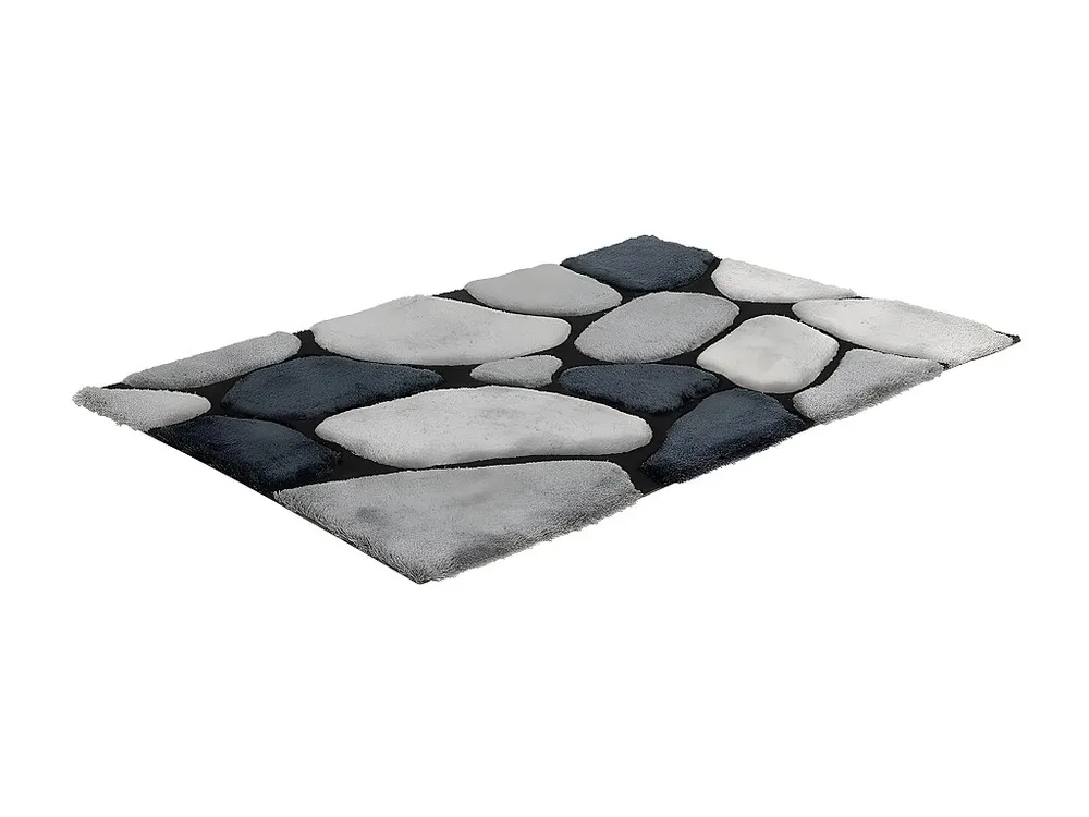 Tapijt PIETRA - Polyesterweefsel - 200 x 290 cm - Grijs - Koop nu uw online meubelshop