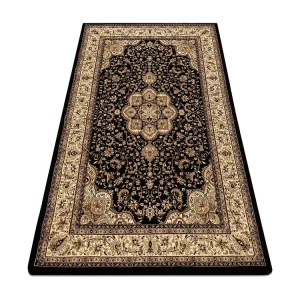 Tapijt ROYAL AGY patroon 0521 zwart 100x200 cm