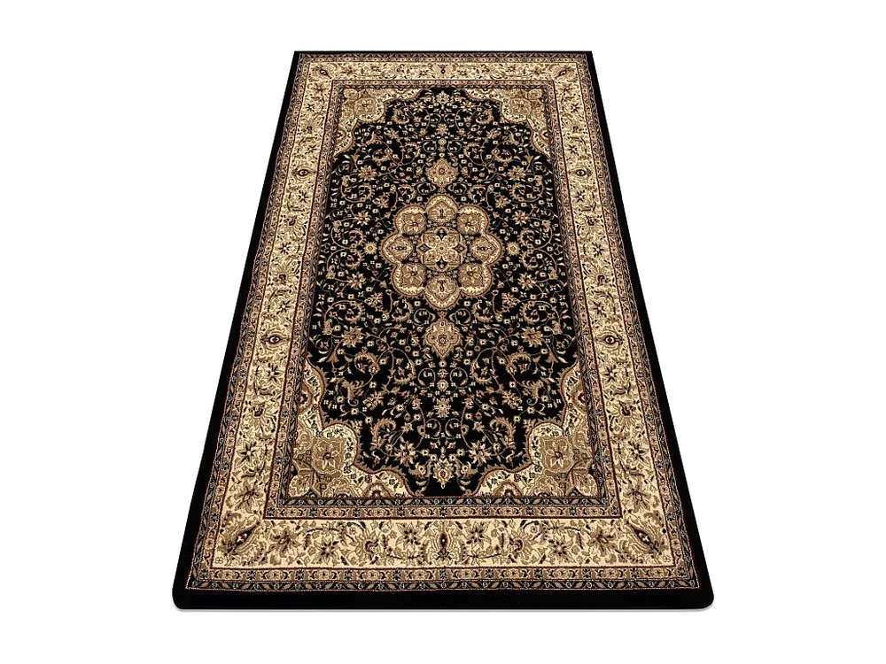 Tapijt ROYAL AGY patroon 0521 zwart 100x200 cm