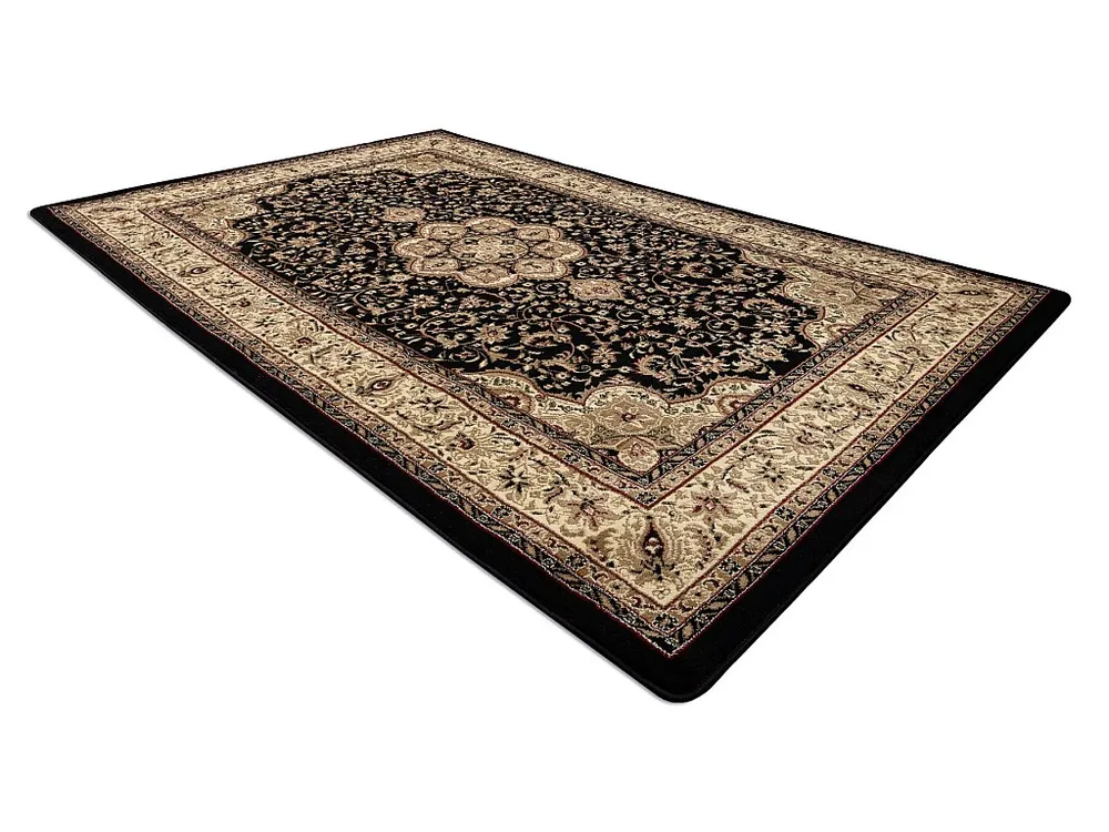 Tapijt ROYAL AGY patroon 0521 zwart 100x200 cm