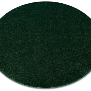 Tapijt SOFTY cirkel uniform, enkele kleur forest groen cercle 150 cm