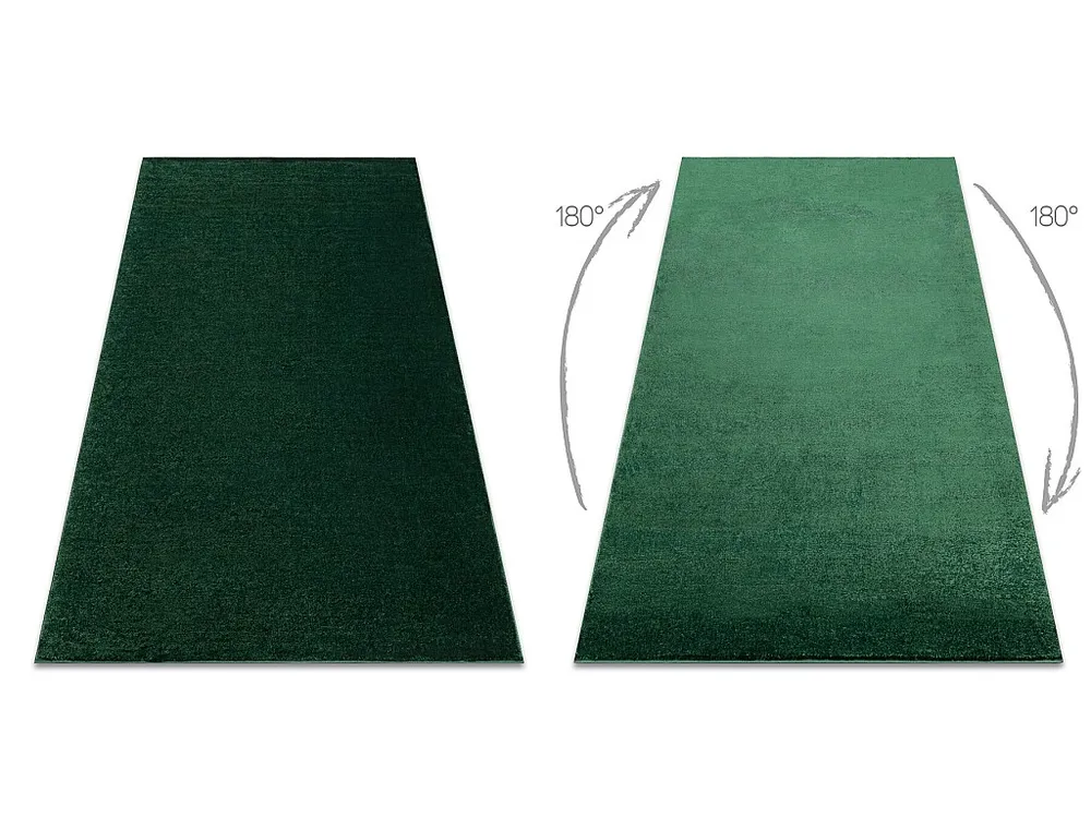 Tapijt SOFTY uniform, enkele kleur forest groen 120x170 cm