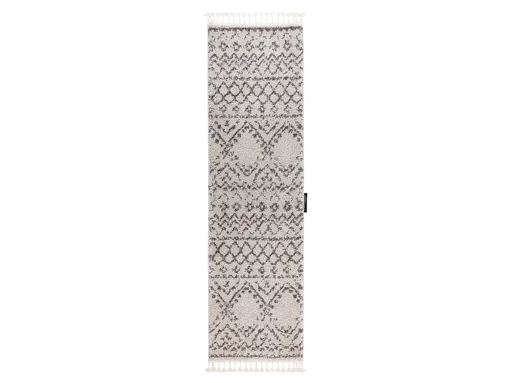 Tapijt, Vloerbekleding BERBER RABAT crème - voor keuken, naar de gang 80x200 cm