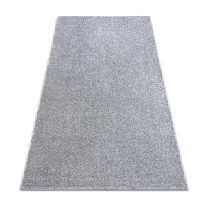 TAPIJT - Vloerbekleding SANTA FE zilver 92 , glad , uniform, enkele kl 300x350 cm