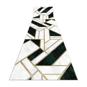 Tapijtloper EMERALD exclusief 1015 glamour, stijlvol marmer, geometris 100x300 cm