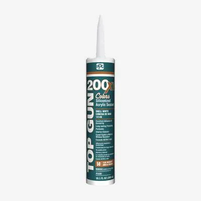 TOP GUN® 200Xi Siliconized Kunststof glas Sealant (10.1oz, Terra Beige)