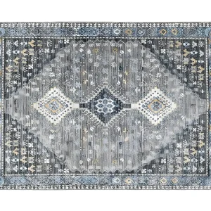 Vintage tapijt Oosterse stijl CLOSSY - 200x290cm - Grijs -Koop nu eenvoudig & goedkoop