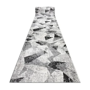 Vloerbekleding actueel TULS 51211 Geometrisch , anthracytkleuring 60 cm 60x250 cm