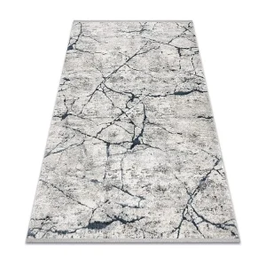 Vloerbekleding eigentijds TULS 51320 marmeren, ivoor / blauw 140x190 cm