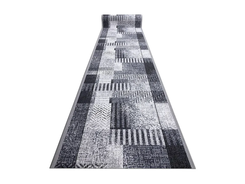 Vloerbekleding met natuurrubber bekleed 80 cm ESSENZA grijskleuring 80x500 cm