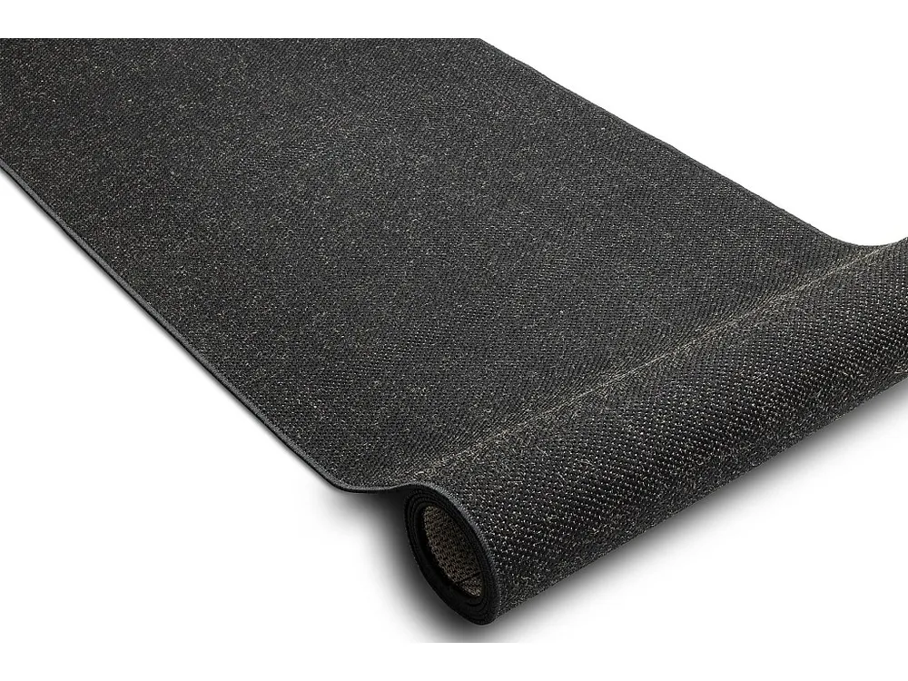 Vloerbekleding SISAL FLOORLUX patroon 20433 zwart EFFEN 120x400 cm