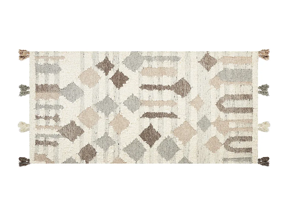 Vloerkleed kelim meerkleurig 80 x 150 cm KAGHTSRASHEN