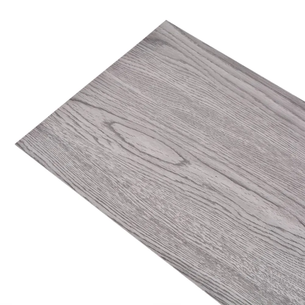 Vloerplanken niet-zelfklevend 5,26 m² 2 mm VINYL donkergrijs