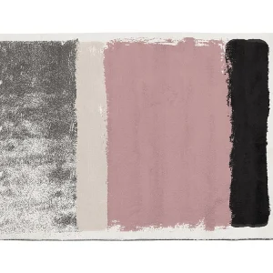 Woonkamertapijt aquarelstijl 160 x 230 cm - Roze, grijs en wit - CAMDEN
