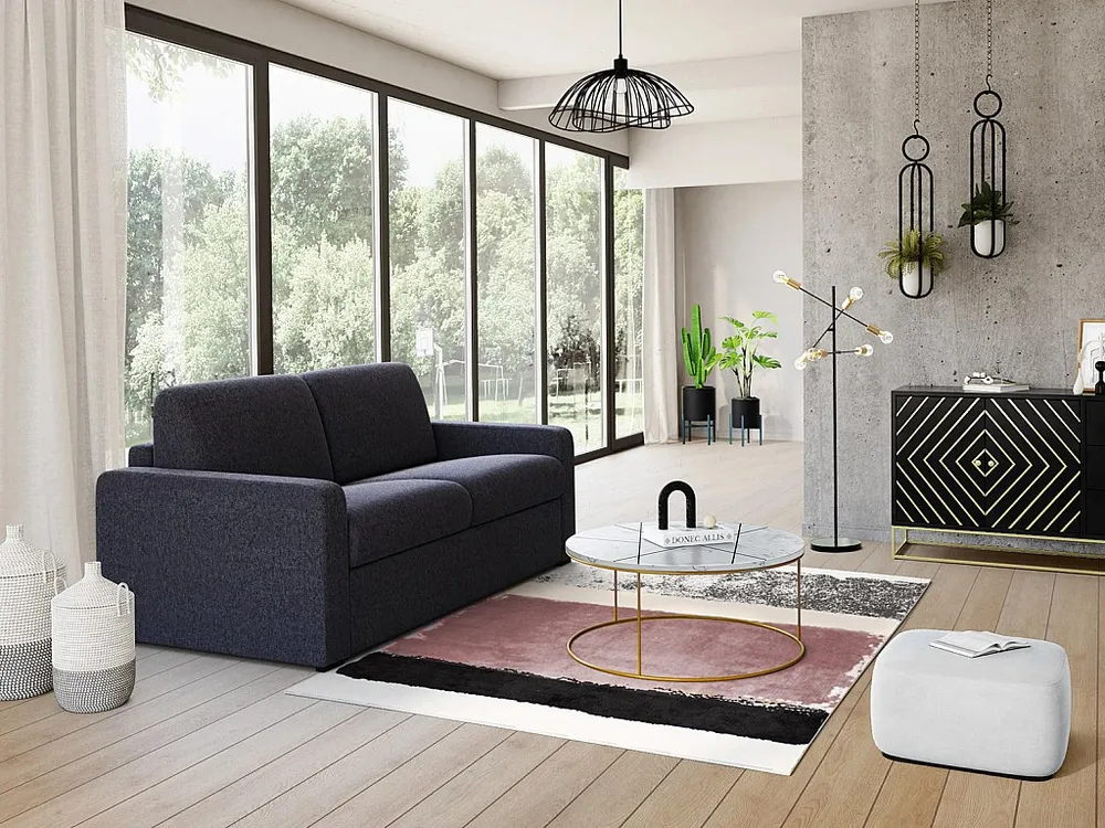Woonkamertapijt aquarelstijl 160 x 230 cm - Roze, grijs en wit - CAMDEN