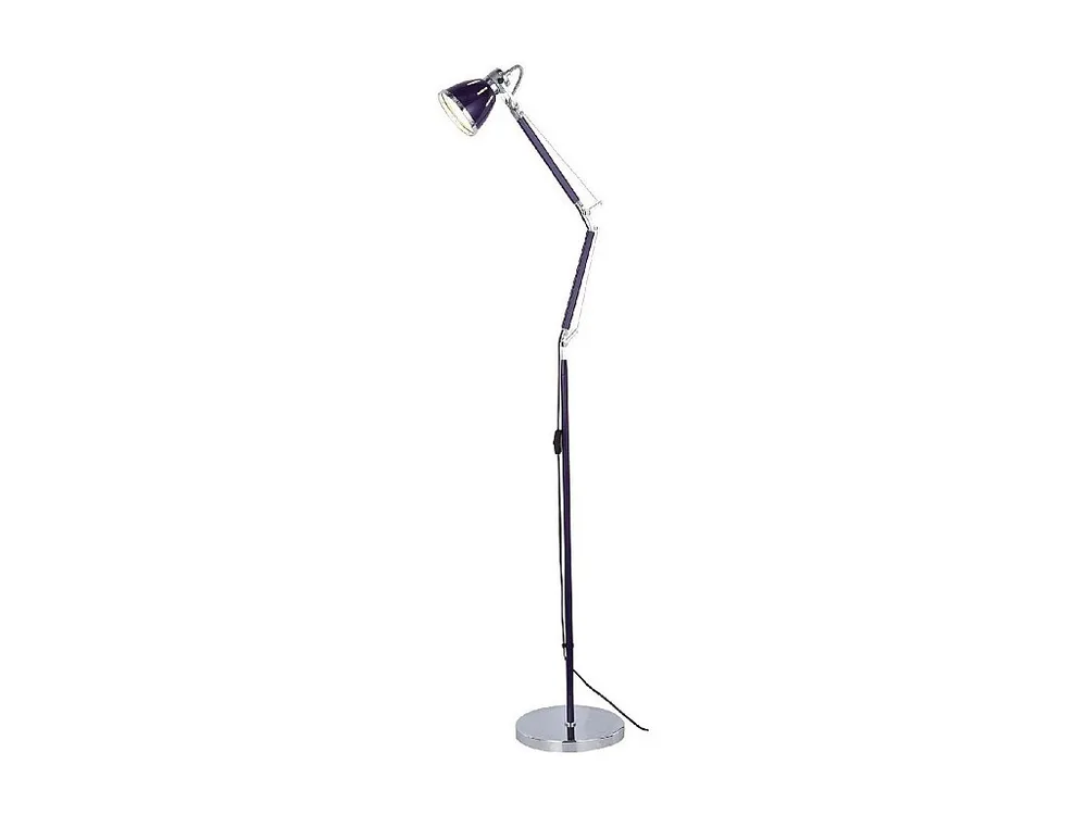 Energiezuinige LED Jerona Vloerlamp, Violet, Chroom, 27,5x27,5x180 cm, EPIKASA