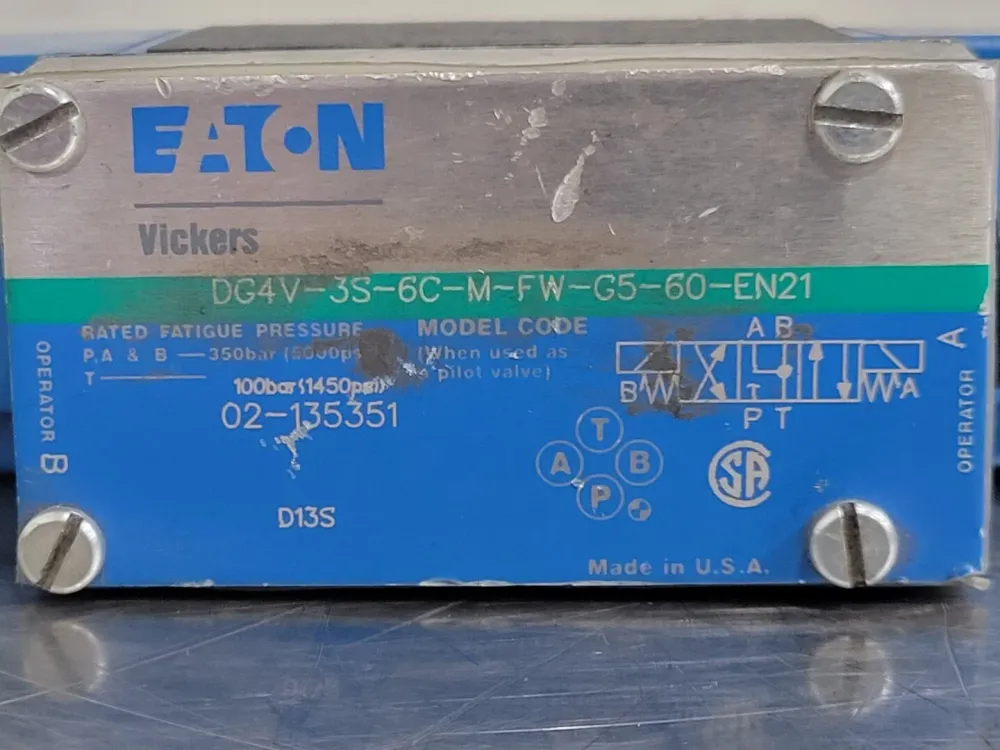 Gecertificeerd IP44 Directional Valve DG4V-3S-6C-M-FW-G5-60-EN21
