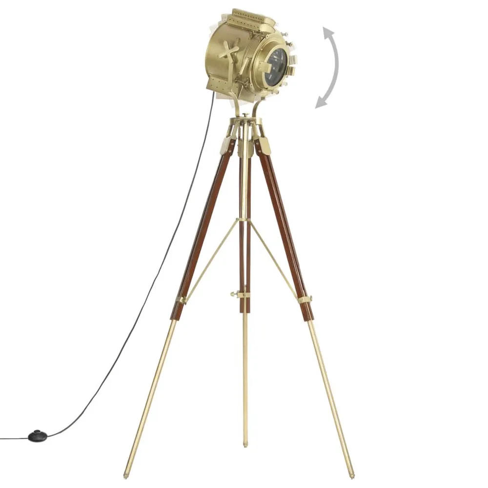 Gecertificeerd IP44 Vloerlamp driepoot 193 cm massief mangohout