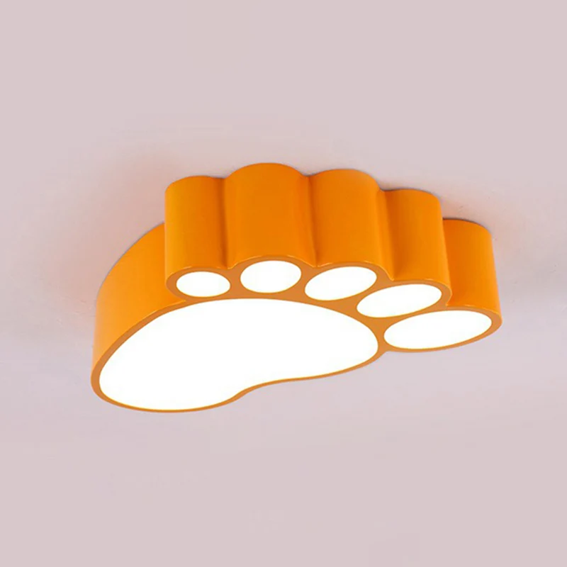Kindervoetvormige inbouw metalen slaapkamer LED-plafondlamp - Incl. Garantie