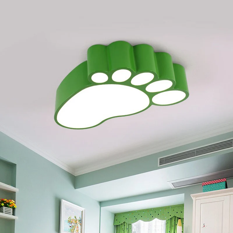 Kindervoetvormige inbouw metalen slaapkamer LED-plafondlamp - Incl. Garantie