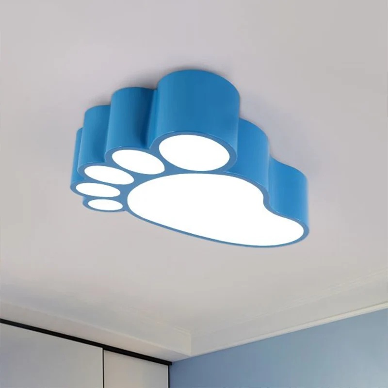 Kindervoetvormige inbouw metalen slaapkamer LED-plafondlamp - Incl. Garantie