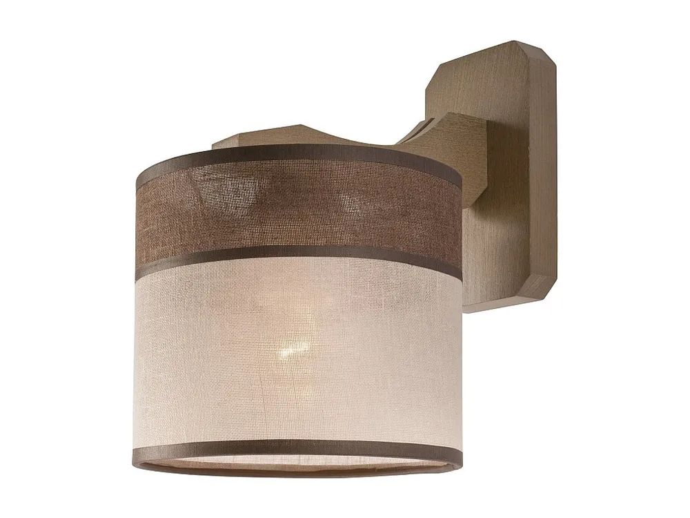 Wandlamp Andrea, Bruin, 23x23x23 cm, EPIKASA - Incl. Garantie