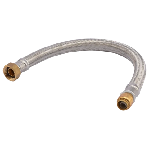 Sharkbite 18 . Verstelbaar Water Heater Connector 1/2 . Push-Fit x 3/4 . FIP