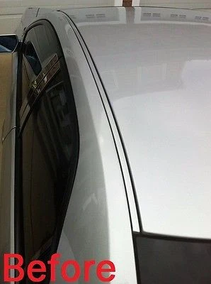 1992-1995 Honda Civic Hatchback Metaalglans Roof Top Trim Molding Kit