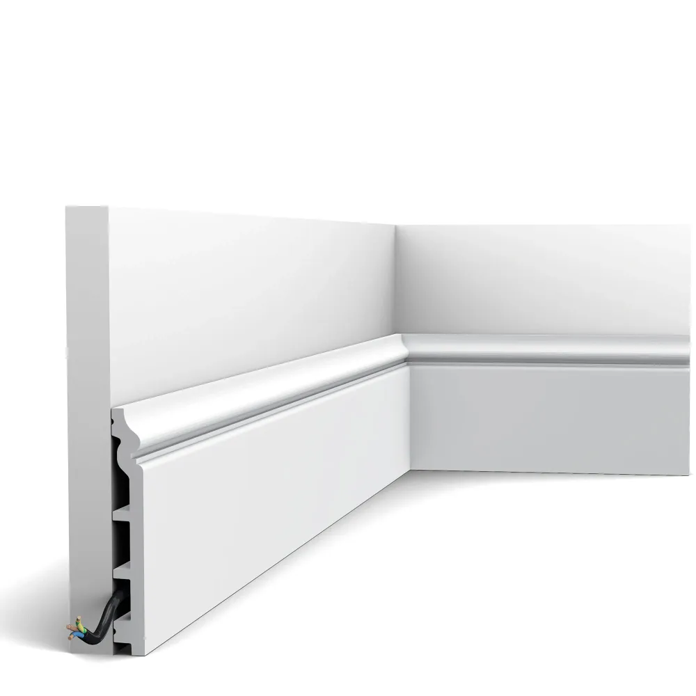 Sokkelstrip SX118-RAL9003 wit | 18 x 138 x 2000 mm