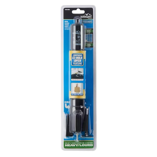 WRIGHT PRODUCTS 12.875- Ez Hold Adjustable Ravenzwart Aluminum Hold Open Screen/Storm Door Pnuematic Closer