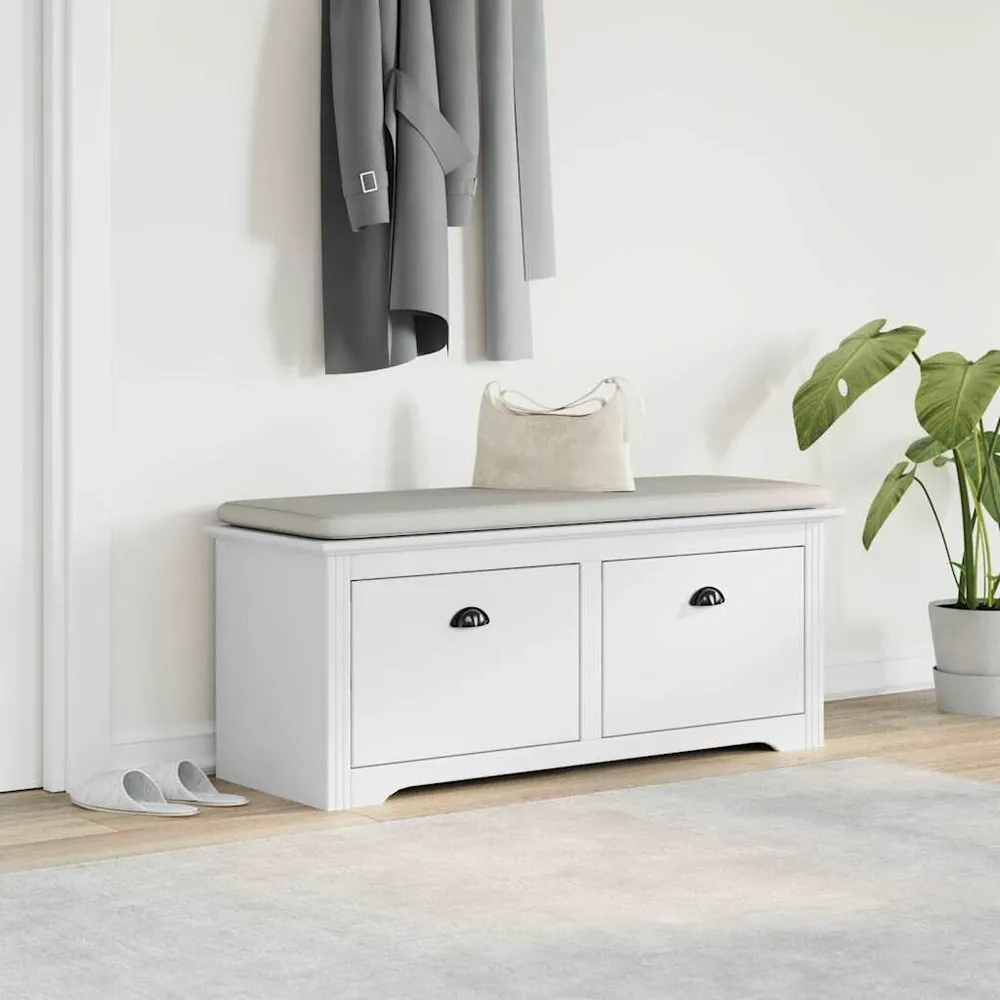 Gangbank BODO 114x40x45 cm wit Geschikt voor Oneffen Terreinen