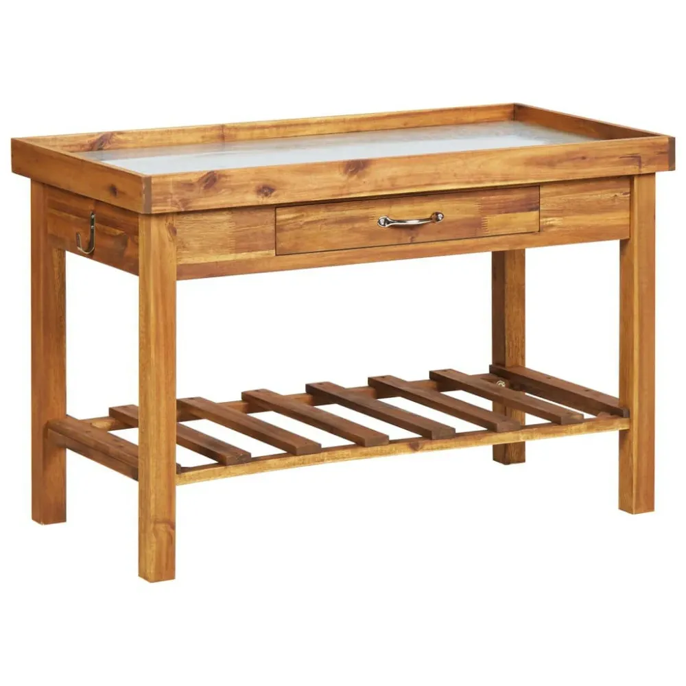 Industrieel Zwaar Belastbaar Garden Workbench Flazero | Acacia Nova