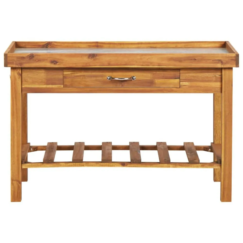 Industrieel Zwaar Belastbaar Garden Workbench Flazero | Acacia Nova
