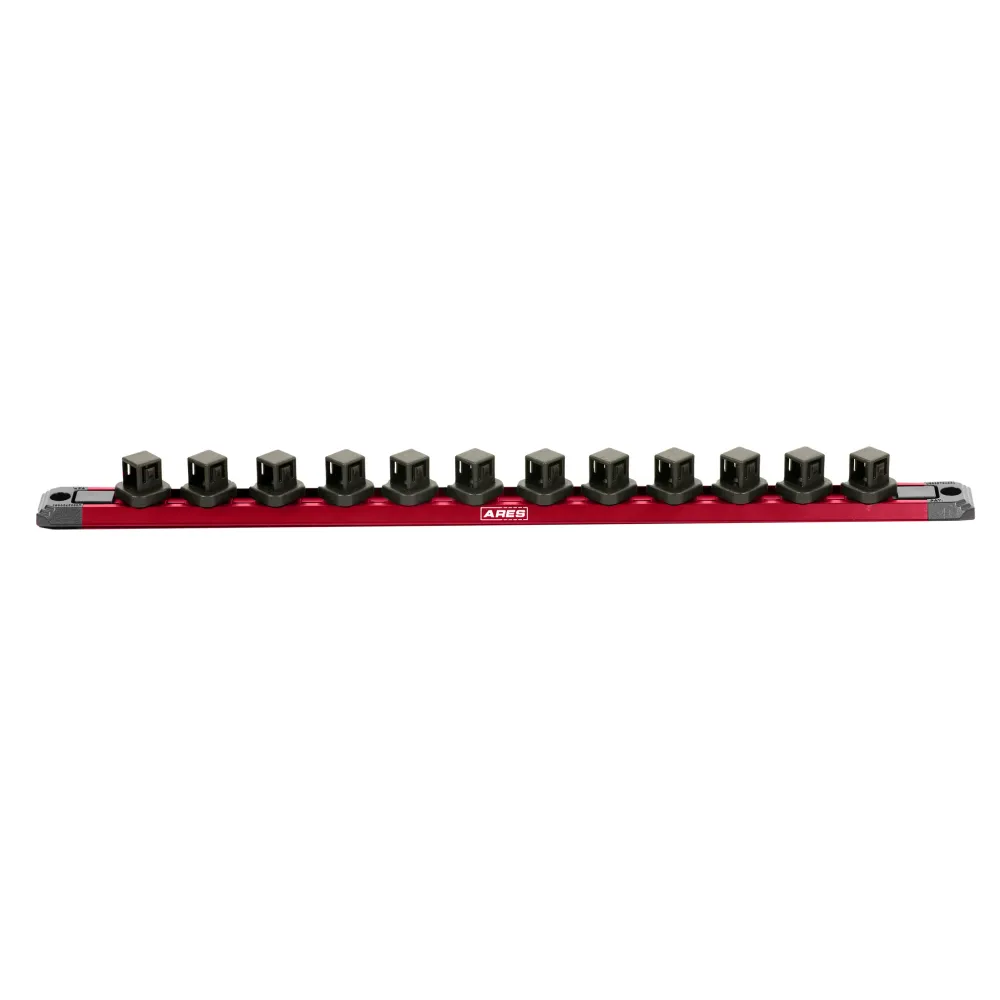 ARES 60171 - 3-Piece 15.5-Inch Rood Twist Lock Magnetic Socket Rail Set