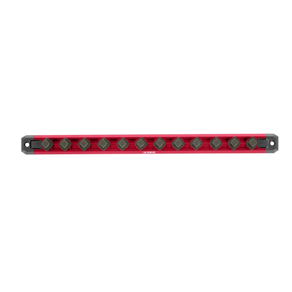 ARES 60171 - 3-Piece 15.5-Inch Rood Twist Lock Magnetic Socket Rail Set