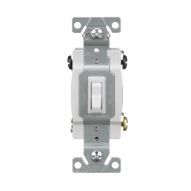 Eaton 15-Amp 4-Way Toggle Light Switch, Sneeuwwit