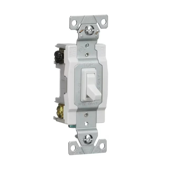 Eaton 15-Amp 4-Way Toggle Light Switch, Sneeuwwit