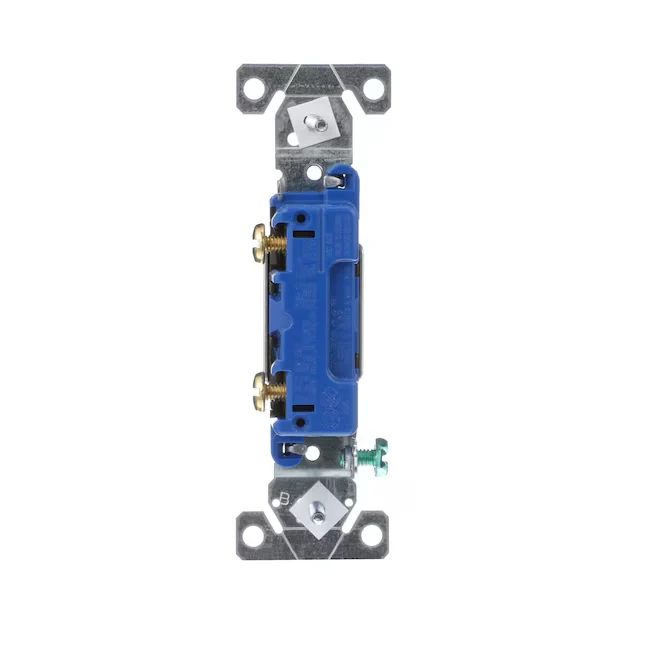 Eaton 15-Amp Single-pole Toggle Light Switch, Bruin
