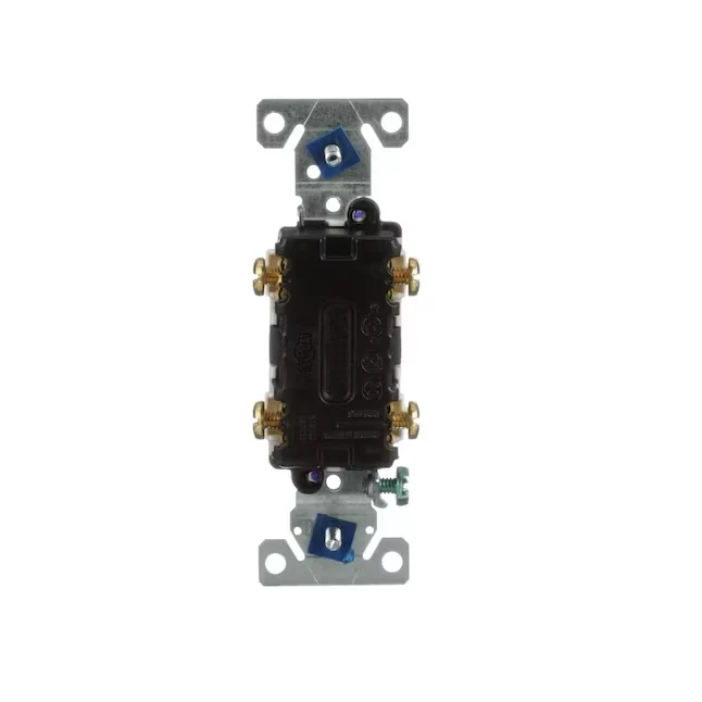 Eaton 20-Amp Tweevoudig Pole Toggle Light Switch, White