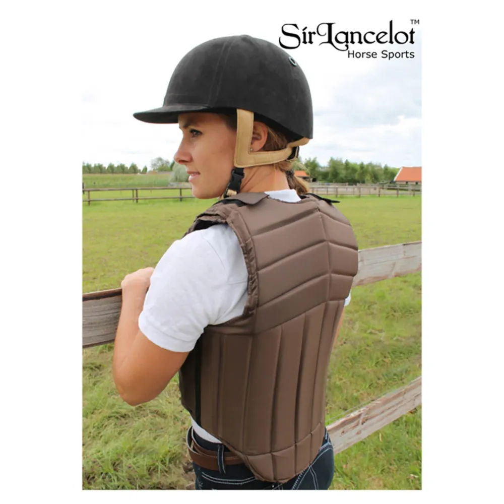 Oplaadbare LED Sir Lancelot Safety Vest Taupe L