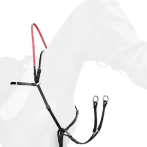 Secutrust Breastplate Safety Reins zwart P
