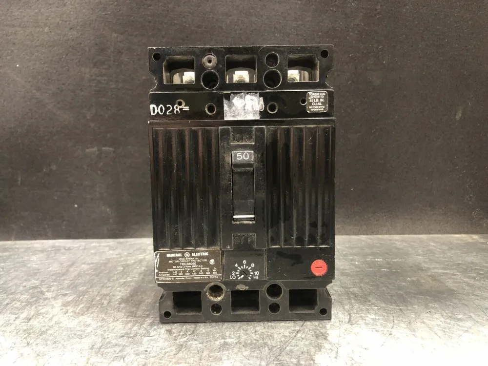 50 Amp, 3 Pole, 600 Volts Circuit Breaker TEC36050