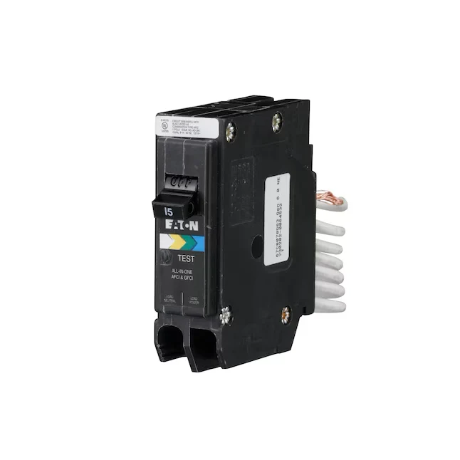 Eaton 15-amp 1-Pole Dubbel Function Afci/Gfci Circuit Breaker