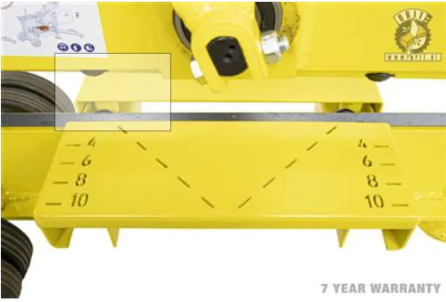 Orit blokkenknipper - Block-Mate-Mate 43 - B430 mm - H10-350 mm - geel
