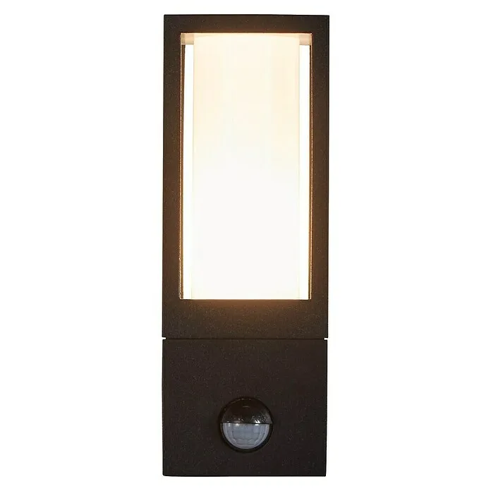 Batterij-gevoede Searchlight Led-buitenlamp - Kleur behuizing: Zwart, IP44